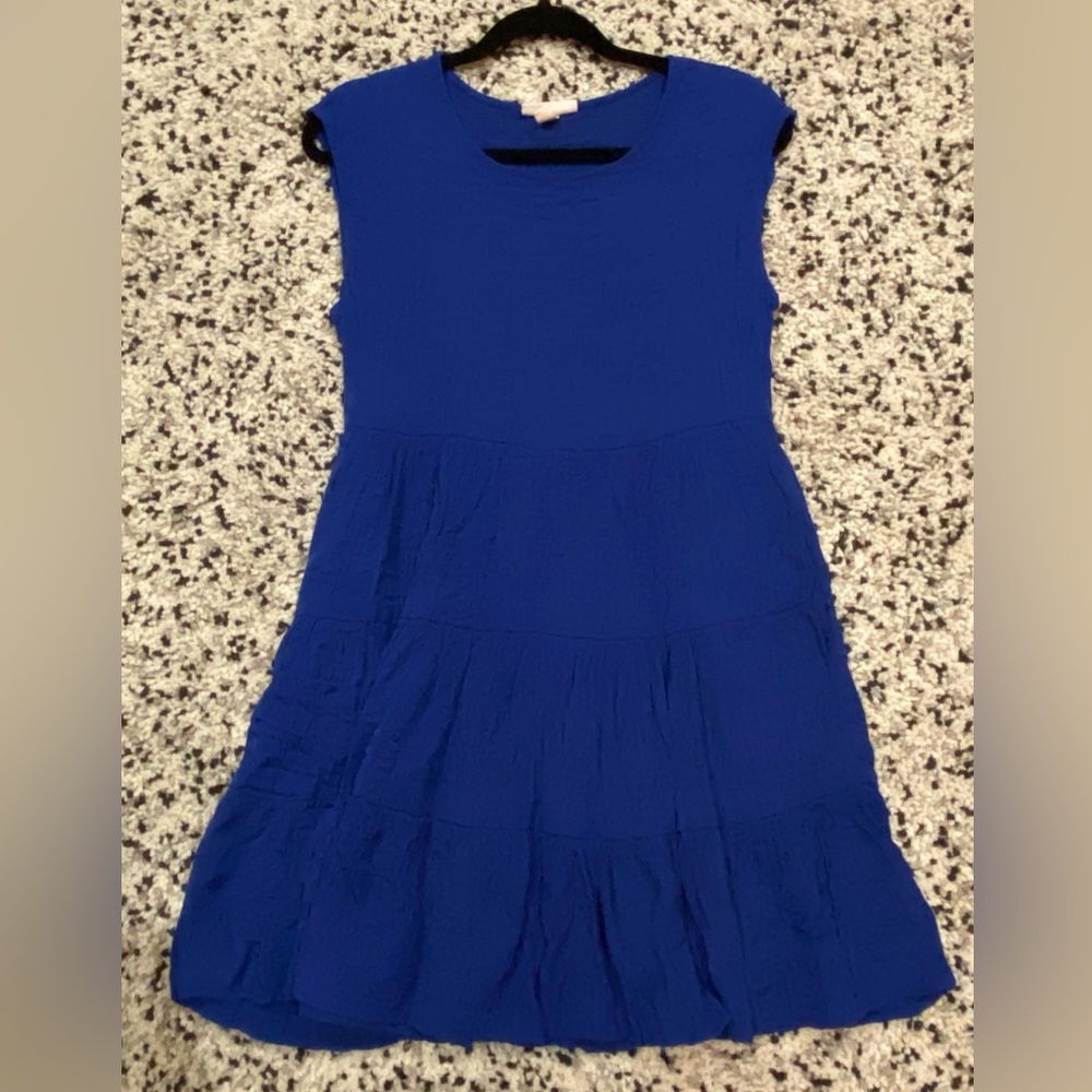 SOLD TARGET Blue crinkle dress